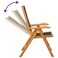 vidaXL Folding Chairs 2 pcs Black Solid Wood Acacia and Polypropylene