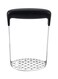 Stainless Steel Grips Potato Masher Silver/Black 6.1x4x3inch