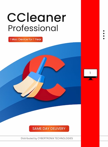 CCleaner Professional   1 Mac Device for 1 Year   Digital License   SAME DAY DELIVERY