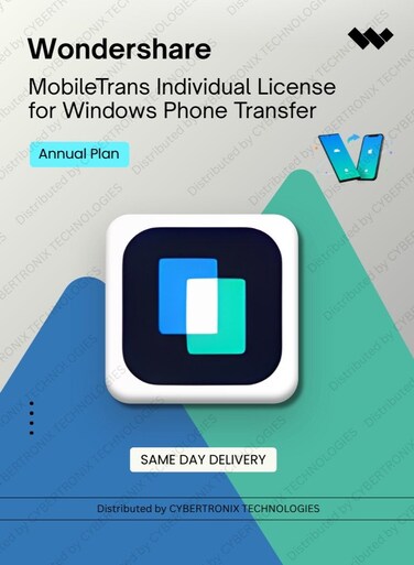 Wondershare MobileTrans Individual License for Windows Phone Transfer   Annual Plan   Digital License   Same Day Delivery
