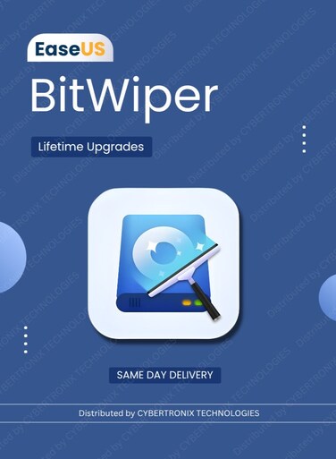 EaseUS BitWiper   1 Device For Lifetime   Digital License   Same Day Delivery