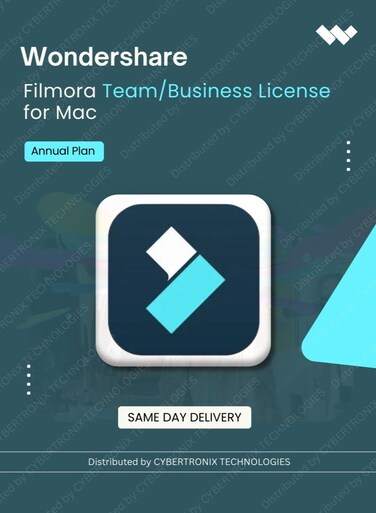 Wondershare Filmora Team/Business License for Mac   Annual Plan   Digital License   Same Day Delivery