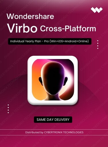 Wondershare Virbo Cross-Platform Individual   Pro (Win+iOS+Android+Online)  Yearly Plan   Digital License   Same Day Delivery