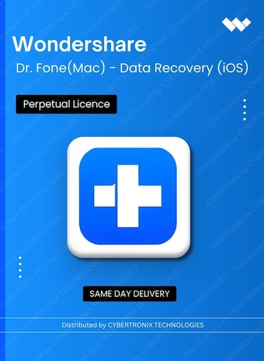 Wondershare Dr.Fone (Mac) - استعادة البيانات (iOS) - ترخيص رقمي دائم
