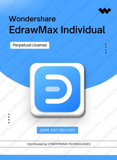 Wondershare EdrawMax Individual   Lifetime   Digital License   Same Day Delivery