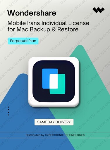 Wondershare MobileTrans Individual License for Mac Backup &amp; Restore   Perpetual Plan   Digital License   Same Day Delivery