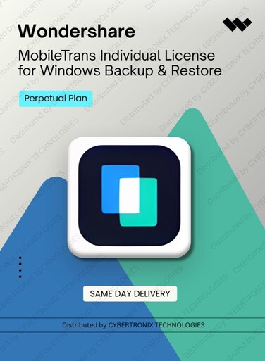 Wondershare MobileTrans Individual License for Windows Backup &amp; Restore   Perpetual Plan   Digital License   Same Day Delivery