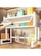 Metal Dish Cabinet Rack Dustproof Sink Rack With Cabinet Door Multi-functional Plate Drying Storage Kitchen Organizer