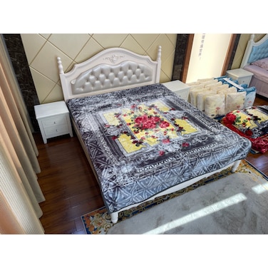 STARGOLD Double Ply Premium Cloudy Blanket Made by 100% Polyester SPUN YARN Obtained From Virgin Polyester 220X240CM 16LBS