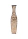 Elements 5145608 Tapestry Decorative Metal Vase, 17-Inch, Gold