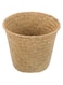 Luxshiny Weaving Trash Can Seagrass Waste Basket Woven Garbage Can Garbage Container Bin Wicker Rattan Laundry Hamper Plant Pot Storage Basket Sundries Organizer for Kitchen Bathroom Office