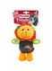 Gigwi PlUSh Friendz Squeaker Dog Toy, Lion, 6147