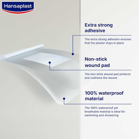 Hansaplast Aqua Protect Plasters, Waterproof, 20 Strips