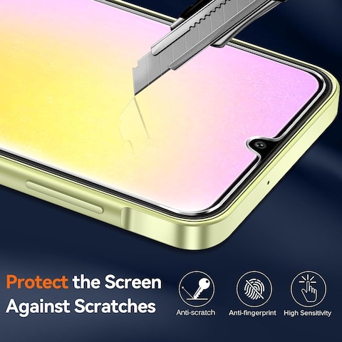 Case Compatible with Samsung Galaxy A56 Case and 2 Pack Tempered Glass Screen Protector, Samsung Galaxy A56 Cover with Camera Protection, Clear Silicone Slim Soft TPU Anti-Scratch Clear