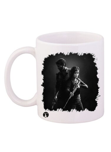 The Last of Us Video Game Printed Mug White/Black