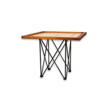 Portable Folding Carrom Board Stand, Heavy-Duty Metal Frame with Stable, Space-Saving Design
