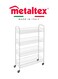 Snello 4-Layer Multi-Purpose Cart &acirc;&euro;&ldquo; 4-Tier Rolling Storage Trolley with 360&Acirc;&deg; Spinner Wheels, Easy Assembly, LDPE Plastic Coating