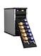 YouCopia CafeStack 60-Pod Coffee Capsule Organizer, 5-Tier Drawer Storage, Space-Saving Stackable Holder for Kitchen Cabinet, Made of Durable BPA-Free ABS Plastic, Silver/Black