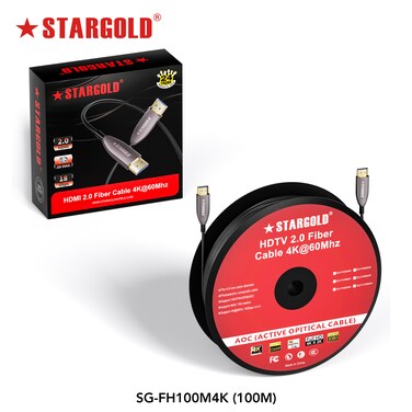 STARGOLD HDMI 2.0 Fiber Optic Cable 4K@60Hz, 100M
