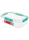 Sistema 2.2 Liter Square Klip It Plus Minty Teal