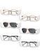 YHCG 6 Pack Sunglasses Organizer, Wall Eyeglasses Holder, Plastic Sunglasses Display Glasses Holder Stand, Eyeglasses Storage for Men Women Office, Living Room, Bedroom, Home Decor(Clear)