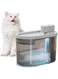 AquaFalcon Battery Operated Cat Water Fountains. 2L/67oz Ultra-Quiet Automatic LED Dog Water Dispenser with 1 Filter&amp; Smart Pump.Pet Water Foutain for Cats,Dogs,Multiple Pets. (Fountains)