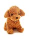 Fitto Brown Puppy Doll Plush Toy &ndash; Soft &amp; Cuddly Stuffed Animal, 10-inch Adorable Brown Dog Plush for Kids, Toddlers, &amp; Adults &ndash; for Birthdays, Holidays, and Baby Showers