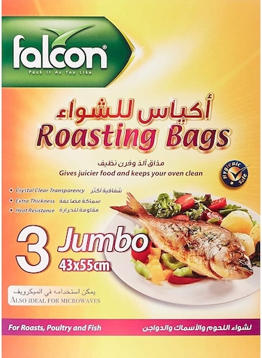 Pack Roasting Bags Jumbo (43 X 55 Cm) - 3 Pieces Crystal Clear Crystal Clear