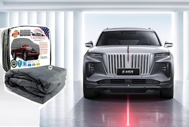 Universal Heavy Duty Car Cover Fits Hongqi E-HS9   All-Weather Waterproof, UV &amp; Dust Protection