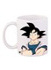 Goku Printed Coffee Mug White/Beige/Black 11ounce