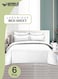 6-Piece Premium King Size Bedding Set, White Striped Design and High-Quality Cotton Hotel Luxury Bedsheet, Soft Quilt Cover and Pillowcases