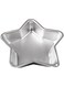 BERAM Star Shaped Baking Tray, Cake Pan, Food Grade Aluminium, 3D Baking Mould, 5-Pointed Star Shape, Carbon Steel, Bakeware And Cookware, Non-Stick Surface Silver