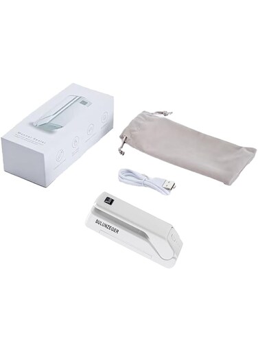 SULUNZEGER Mini Bag Sealer, Portable Heat Bags Sealing Machine for Vacuum Storage Bags with Cutter, Handheld Rechargeable Vacuum Food Sealer for Snacks Chips Storage, Phone Holder, Kitchen Tool