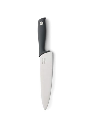 Brabantia Tasty+ Chef's Knife, Dark Grey
