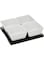 Harmony Snack Bowl with Tray Set of 5, White, W 20.4 x H 20.2 x D 6.8 cm, MDF