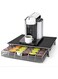 Coffee Pod Drawer, 36 Pcs Coffee Capsule Holder Space-Saving Coffee Pods Kitchen Organizer Coffee Drawer Black 13.5inch