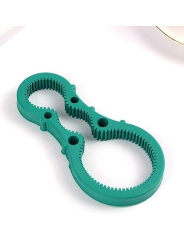 in 1 Kitchen Tool Silicone Easy Arthritis Jar Opener Convenience multi-function Jars/Bottles Wine Opener Kitchen Tool (3pcs, Green)