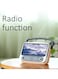 DAB/DAB+ FM Digital Radio Portable Mini Retro TV FM Radio with Bluetooth 5.0 Phone Holder and Loudspeakers Home Theatre Party Music Player