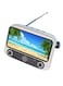 DAB/DAB+ FM Digital Radio Portable Mini Retro TV FM Radio with Bluetooth 5.0 Phone Holder and Loudspeakers Home Theatre Party Music Player