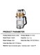 Electric tea Maker on stand, 2L Glass kettle with 1L Glass tea pot