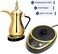 Golden Electric Arabic Coffee &amp; Tea Maker   1 Liter 1000 Watt   Elegant Design &amp; Golden Color.