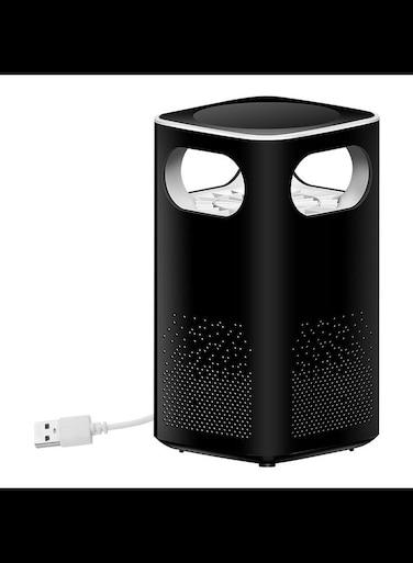 Household Mosquito Killer Powerful Mosquito Trap Suction Insect Killer Electronic Mosquito Zapper LED Trap Lamp Strong Built in Suction Fan USB Powered(Black)