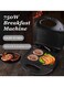 Breakfast Machine, Mini Sandwich Maker, Electric Baking Maker with Handle 750W Double Sided Steak Maker for Steak Sandwich Bread, Cooking Grilled Cheese