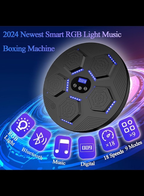 Boxing Machine for Home Workouts Fitness Boxing Machine with Music Playback, Workout Playlist, for Adults