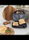 3-In-1 Snack Maker - Sandwich Toaster, Waffle Maker, Panini Press Grill, Includes Removable Extra Large Deep Fill Hot Plates.