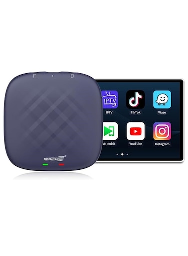 Wireless Carplay Box 8GB RAM+128GB ROM Wireless Android Auto Car Adapter 3 In 1 Car AI Box Built In GPS Android 13 Dual Band Wifi Bluetooth