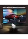 Radiotronics Smart Small Projector, 4K 1080P HD Portable Home Video Projector, 5G WiFi6 BT 5.3, Auto Correction, 270° Rotatable, with 5G+2.4G 6, for Android 11.0 (US Plug 100‑240V)