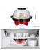 Mini Automatic Electric Hot Popcorn Machine Electric Popcorn Maker 5L Large Capacity Portable Hot Air Popcorn Popcorn For Kitchen Camping Home Party