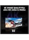 Portable Smart Home Theater 4K Projector Wi-Fi Bluetooth Android Mobile Screen LED TV Game Projector Manual Focus HDMI/USB/AV/Remote Control with Angle Stand Q5
