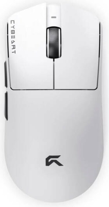 Cybeart Artemis - 1K 52g Ultra-light Hot-Swap Battery Tri-Mode Wireless Gaming Mouse - White